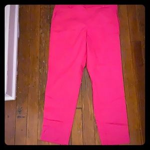 h&m hot pink pants